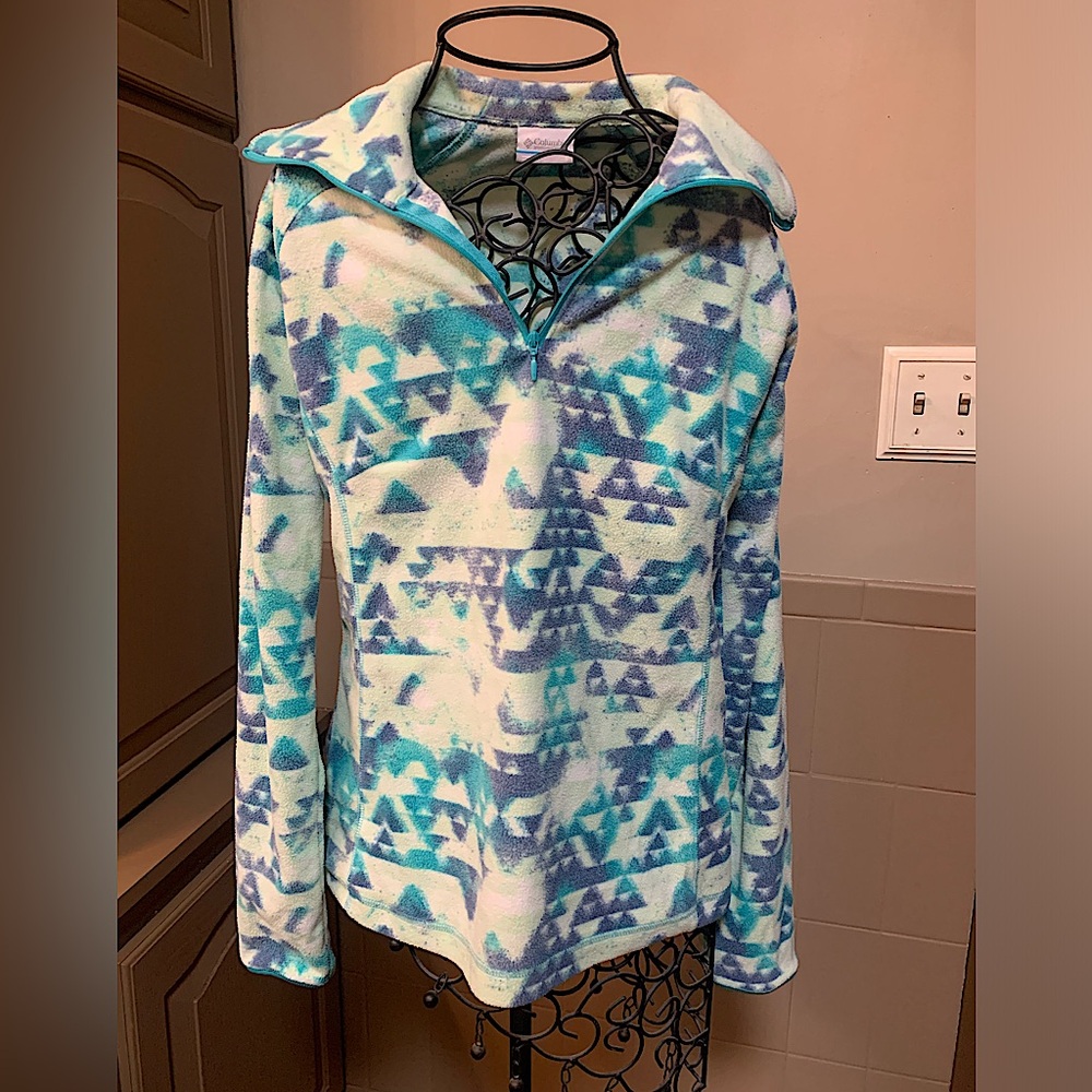 COLUMBIA  Half-Zip Fleece pullover size small